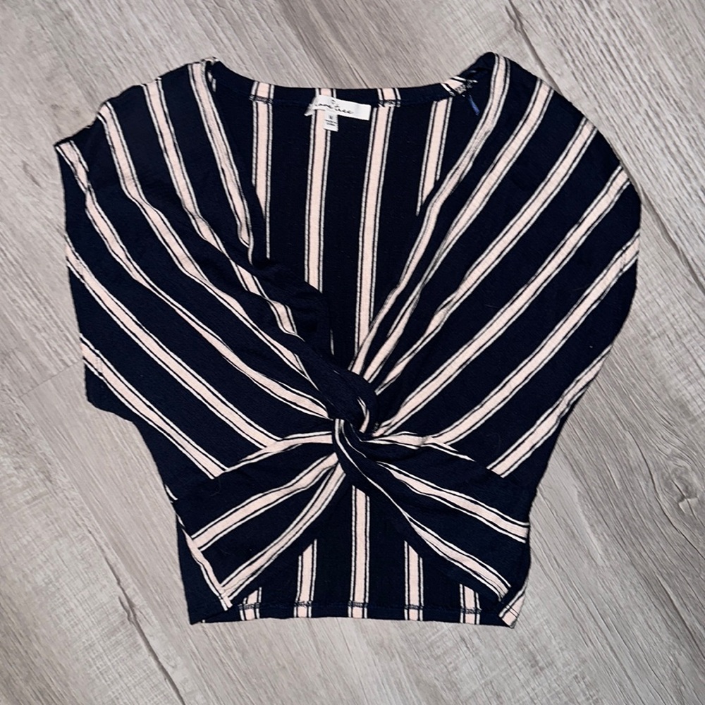 striped blouse